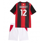 AC Milan Adrien Rabiot #12 Hjemmebanetrøje Børn 2026-27 Kort ærmer (+ bukser)