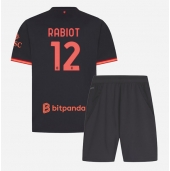 AC Milan Adrien Rabiot #12 Tredje trøje Børn 2026-27 Kort ærmer (+ bukser)