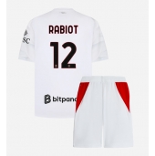 AC Milan Adrien Rabiot #12 Udebanetrøje Børn 2026-27 Kort ærmer (+ bukser)