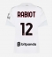 AC Milan Adrien Rabiot #12 Udebanetrøje Dame 2026-27 Kort ærmer