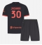 AC Milan Ardon Jashari #30 Tredje trøje Børn 2026-27 Kort ærmer (+ bukser)