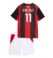 AC Milan Christian Pulisic #11 Hjemmebanetrøje Børn 2026-27 Kort ærmer (+ bukser)