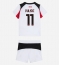 AC Milan Christian Pulisic #11 Udebanetrøje Børn 2025-26 Kort ærmer (+ bukser)