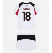 AC Milan Christopher Nkunku #18 Udebanetrøje Børn 2025-26 Kort ærmer (+ bukser)
