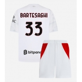 AC Milan Davide Bartesaghi #33 Udebanetrøje Børn 2026-27 Kort ærmer (+ bukser)