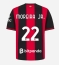 AC Milan Diego Moreira #22 Hjemmebanetrøje 2026-27 Kort ærmer