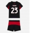 AC Milan Fikayo Tomori #23 Hjemmebanetrøje Børn 2025-26 Kort ærmer (+ bukser)