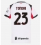 AC Milan Fikayo Tomori #23 Udebanetrøje Dame 2025-26 Kort ærmer