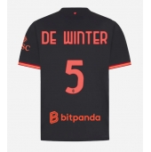 AC Milan Koni De Winter #5 Tredje trøje 2026-27 Kort ærmer