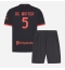 AC Milan Koni De Winter #5 Tredje trøje Børn 2026-27 Kort ærmer (+ bukser)