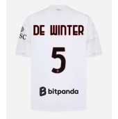 AC Milan Koni De Winter #5 Udebanetrøje 2026-27 Kort ærmer