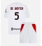 AC Milan Koni De Winter #5 Udebanetrøje Børn 2026-27 Kort ærmer (+ bukser)