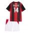 AC Milan Luka Modric #14 Hjemmebanetrøje Børn 2026-27 Kort ærmer (+ bukser)