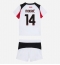 AC Milan Luka Modric #14 Udebanetrøje Børn 2025-26 Kort ærmer (+ bukser)