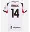 AC Milan Luka Modric #14 Udebanetrøje Dame 2025-26 Kort ærmer