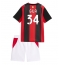 AC Milan Mario Gila #34 Hjemmebanetrøje Børn 2026-27 Kort ærmer (+ bukser)