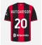 AC Milan Omari Hutchinson #20 Hjemmebanetrøje 2026-27 Kort ærmer