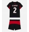 AC Milan Pervis Estupinan #2 Hjemmebanetrøje Børn 2025-26 Kort ærmer (+ bukser)