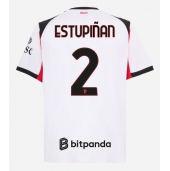 AC Milan Pervis Estupinan #2 Udebanetrøje 2025-26 Kort ærmer