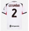 AC Milan Pervis Estupinan #2 Udebanetrøje 2025-26 Kort ærmer