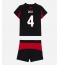 AC Milan Samuele Ricci #4 Hjemmebanetrøje Børn 2025-26 Kort ærmer (+ bukser)