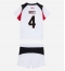 AC Milan Samuele Ricci #4 Udebanetrøje Børn 2025-26 Kort ærmer (+ bukser)
