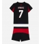 AC Milan Santiago Gimenez #7 Hjemmebanetrøje Børn 2025-26 Kort ærmer (+ bukser)