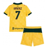 AC Milan Santiago Gimenez #7 Tredje trøje Børn 2025-26 Kort ærmer (+ bukser)