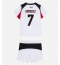 AC Milan Santiago Gimenez #7 Udebanetrøje Børn 2025-26 Kort ærmer (+ bukser)