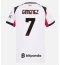 AC Milan Santiago Gimenez #7 Udebanetrøje Dame 2025-26 Kort ærmer