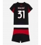 AC Milan Strahinja Pavlovic #31 Hjemmebanetrøje Børn 2025-26 Kort ærmer (+ bukser)