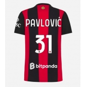 AC Milan Strahinja Pavlovic #31 Hjemmebanetrøje Dame 2026-27 Kort ærmer