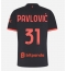 AC Milan Strahinja Pavlovic #31 Tredje trøje Dame 2026-27 Kort ærmer