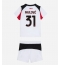 AC Milan Strahinja Pavlovic #31 Udebanetrøje Børn 2025-26 Kort ærmer (+ bukser)