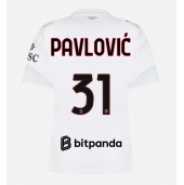 AC Milan Strahinja Pavlovic #31 Udebanetrøje Dame 2026-27 Kort ærmer