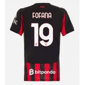 AC Milan Youssouf Fofana #19 Hjemmebanetrøje Dame 2025-26 Kort ærmer