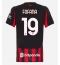 AC Milan Youssouf Fofana #19 Hjemmebanetrøje Dame 2025-26 Kort ærmer