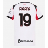 AC Milan Youssouf Fofana #19 Udebanetrøje Dame 2025-26 Kort ærmer