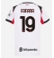 AC Milan Youssouf Fofana #19 Udebanetrøje Dame 2025-26 Kort ærmer