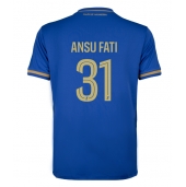 AS Monaco Ansu Fati #31 Udebanetrøje 2025-26 Kort ærmer