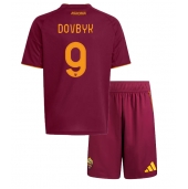 AS Roma Artem Dovbyk #9 Hjemmebanetrøje Børn 2025-26 Kort ærmer (+ bukser)