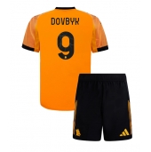 AS Roma Artem Dovbyk #9 Udebanetrøje Børn 2025-26 Kort ærmer (+ bukser)