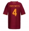 AS Roma Bryan Cristante #4 Hjemmebanetrøje Dame 2025-26 Kort ærmer