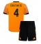 AS Roma Bryan Cristante #4 Udebanetrøje Børn 2025-26 Kort ærmer (+ bukser)