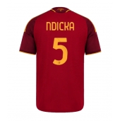 AS Roma Evan Ndicka #5 Hjemmebanetrøje 2026-27 Kort ærmer