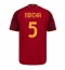 AS Roma Evan Ndicka #5 Hjemmebanetrøje 2026-27 Kort ærmer