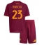 AS Roma Gianluca Mancini #23 Hjemmebanetrøje Børn 2025-26 Kort ærmer (+ bukser)