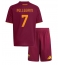 AS Roma Lorenzo Pellegrini #7 Hjemmebanetrøje Børn 2025-26 Kort ærmer (+ bukser)