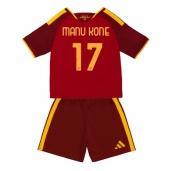 AS Roma Manu Kone #17 Hjemmebanetrøje Børn 2026-27 Kort ærmer (+ bukser)