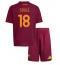 AS Roma Matias Soule #18 Hjemmebanetrøje Børn 2025-26 Kort ærmer (+ bukser)